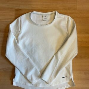 Nike Therma-Fit White Long Sleeve Shirt